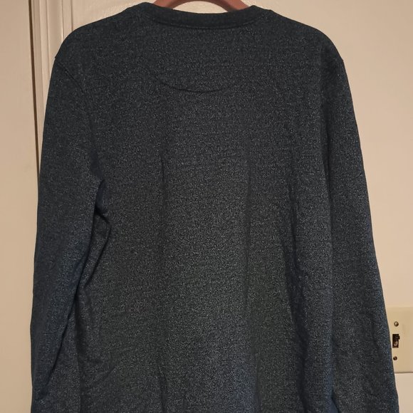 ON THE BYAS Blue/Rain forest Men's Sweater Large - Picture 4 of 6